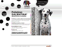 Tablet Screenshot of dalmatina.ro